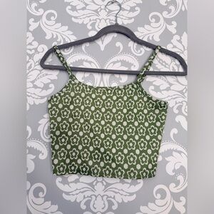 4/$25 • Olivia Rae Retro Floral Print Crop Cami Tank